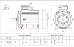 Motor electric trifazat 18.5kw 1400rpm 180 B3 - 2