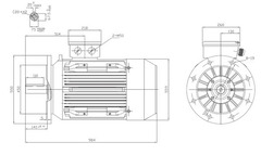 Motor electric trifazat 75kw 1400rpm 280 B5 - 2
