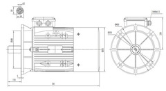 Motor electric trifazat 30kw 3000rpm 200 B5 - 2