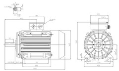 Motor electric trifazat 45kw 3000rpm 225 B5 - 2