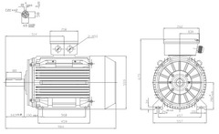 Motor electric trifazat 75kw 3000rpm 280 B3 - 2